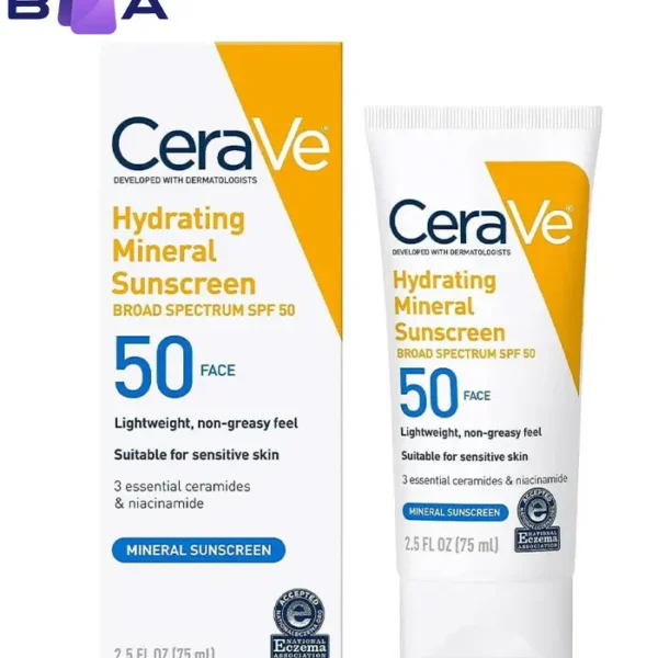 Cerave Hydrating Mineral Sunscreen SPF 50