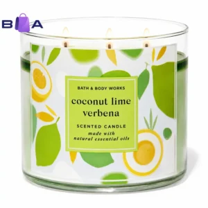Bath & Body Works Coconut Lime Verbena 3-Wick Candle 14.5 oz 411 g