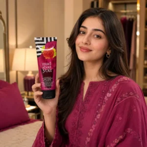Mad About You Body Cream with female model