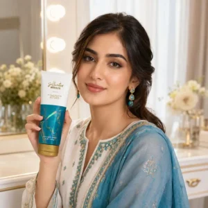 Saltwater Breeze Body Cream with female model