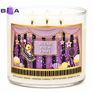 Sugar Plum Fairy 3-Wick Candle by Bath & Body Works in a 14.5 oz glass jar