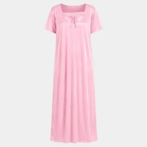 Light Pink Full-Length Nighty Dress