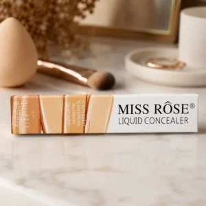Close-up of Miss Rose liquid concealer 5ml bottle